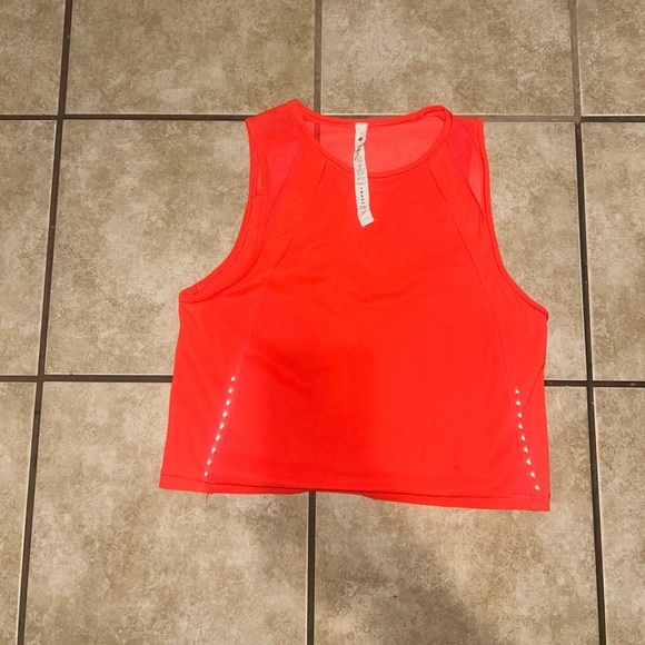 lululemon athletica Tops - Lululemon Sculpt Cropped Tank Top Flare size 4